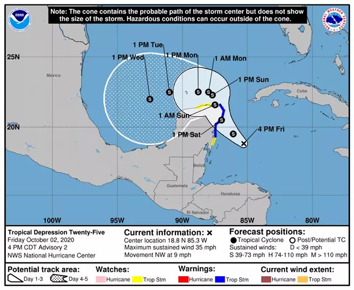 “Gamma” ya es tormenta tropical y llegaría el Sábado