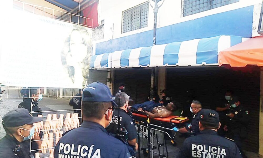 Grave en el hospital sujeto que se prendió fuego en el centro de Mérida
