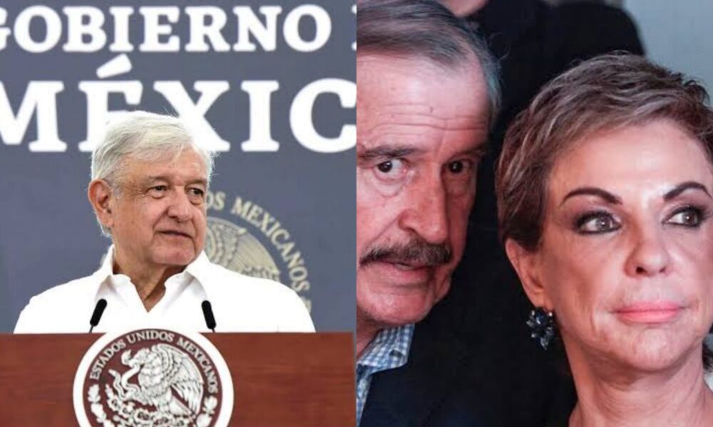 (VIDEO) “Que le vaya muy bien, que se recupere”: AMLO deseó pronta recuperación a Vicente Fox y a su esposa