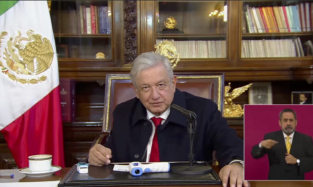 (VIDEO) AMLO llama a evitar espantarse por Covid-19, dice estar “bien”