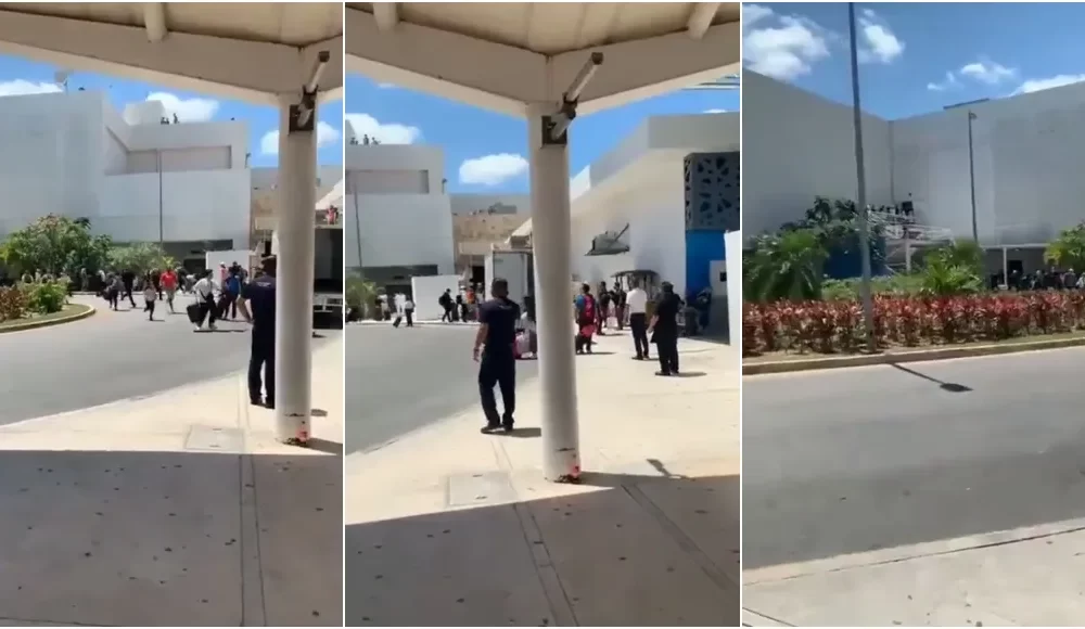 (VIDEOS) Activan Código Rojo por presunta balacera en el Aeropuerto de Cancún