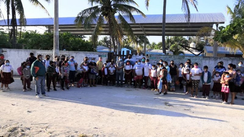 Denuncian abandono por parte de la Segey, primaria en San Crisanto no tiene luz