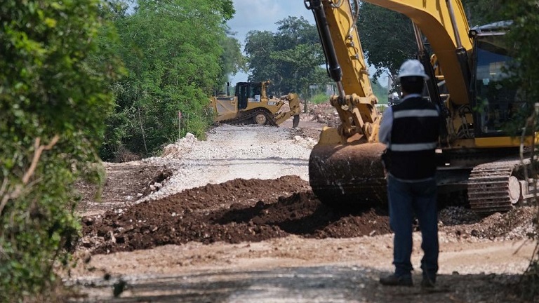 Cae segunda suspensión contra el Tramo 5 del Tren Maya