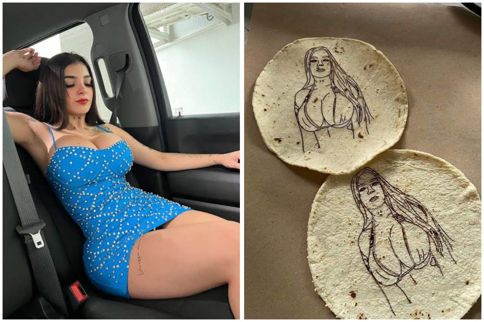 Crean tortillas con la imagen de Karely Ruiz