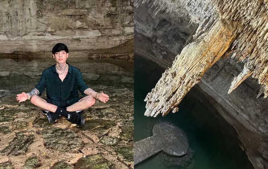 Natanael Cano rentó cenote de Valladolid para él solo