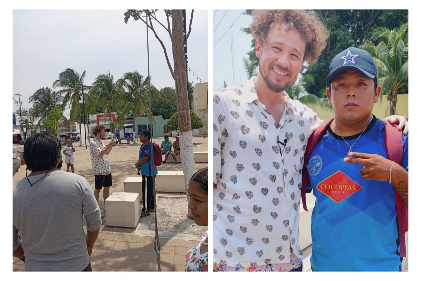 Captan a Luisito Comunica paseando por Pisté, Yucatán