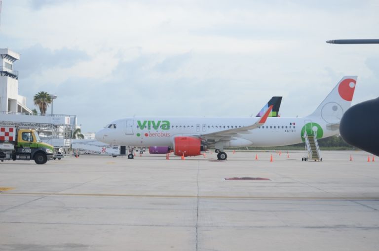 Dos vuelos estuvieron cerca de chocar en la pista en el aeropuerto de Mérida