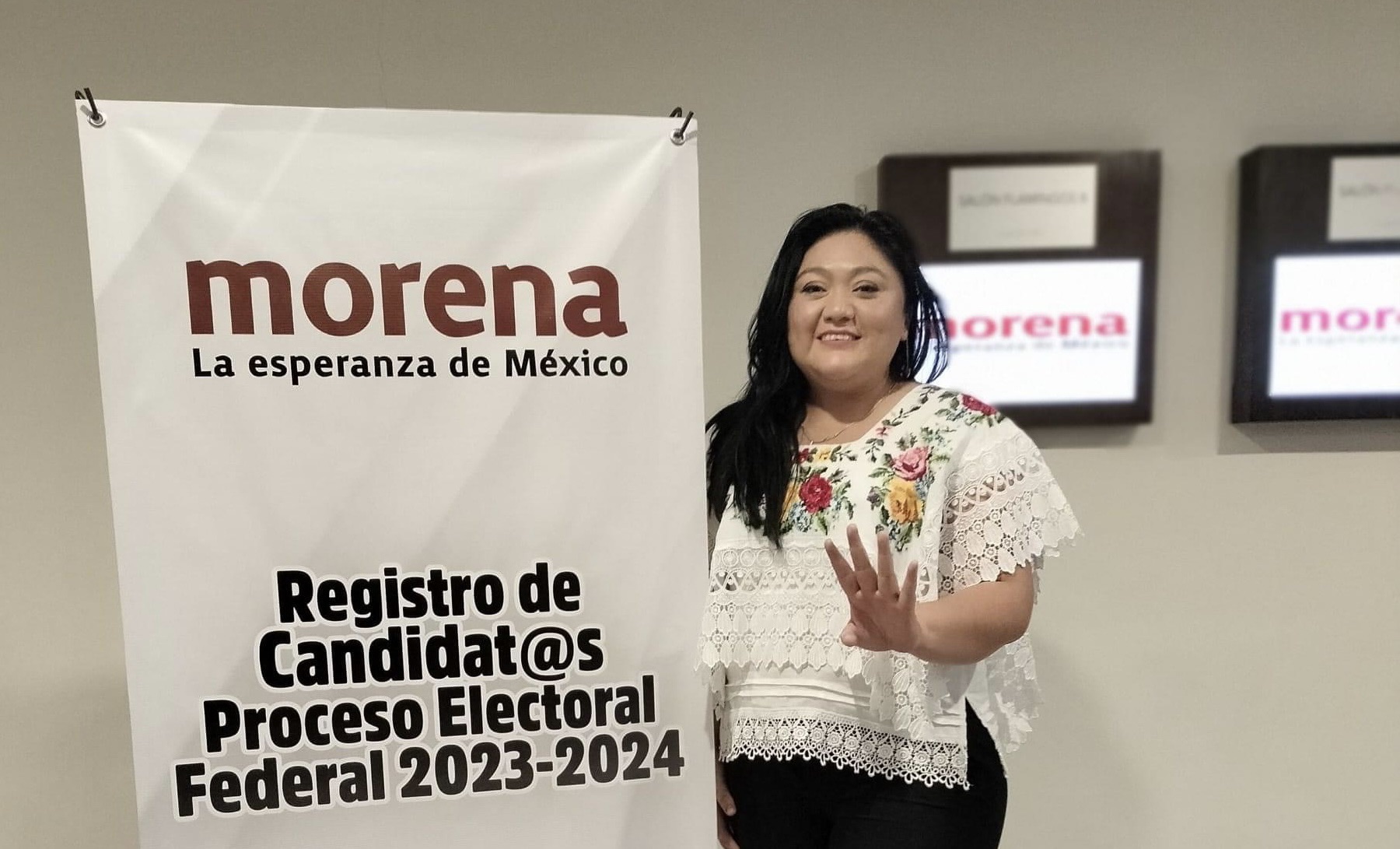 Rocío Barrera Puc de Morena no logra candidatura por falta de acreditación indígena