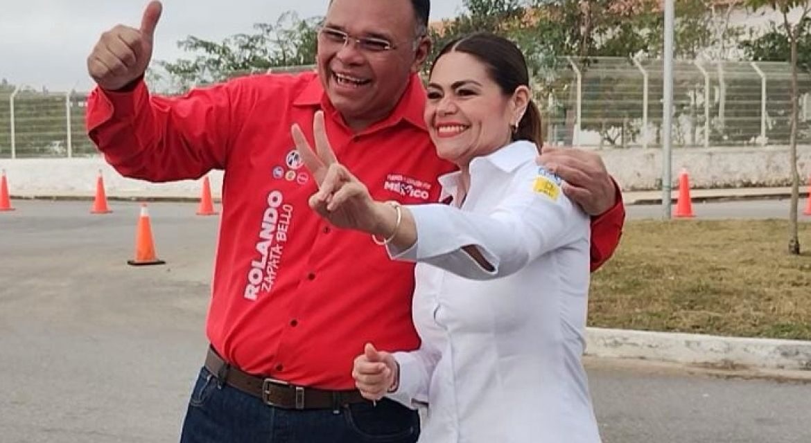 Kathia Bolio y Rolando Zapata lideran encuesta rumbo al Senado