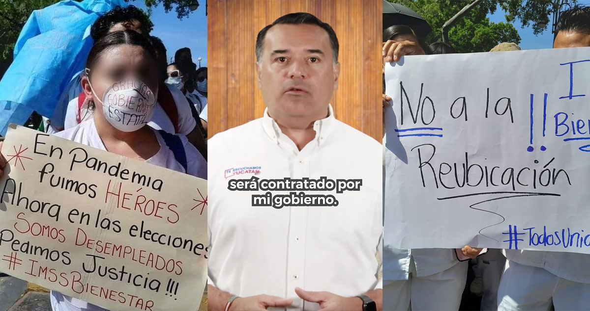 Renán Barrera promete empleo a personal despedido por gobierno federal