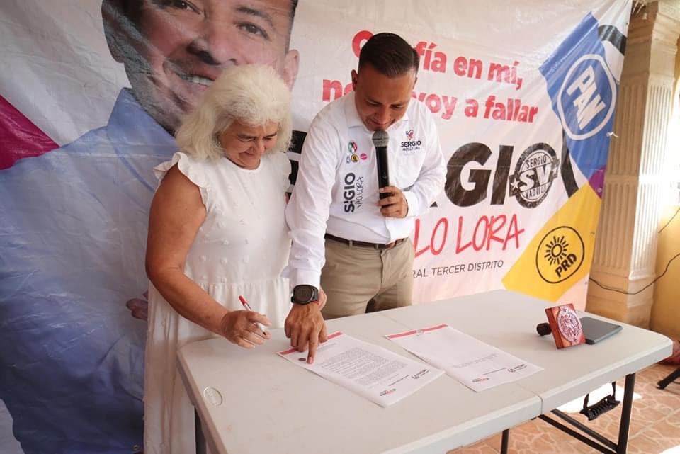 Vecinos Establecen Acuerdos Firmados para Garantizar Responsabilidad de Sergio Vadillo