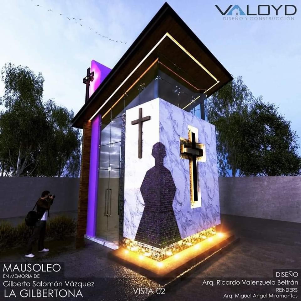 Revelan el diseño del impresionante mausoleo de La Gilbertona en Culiacán